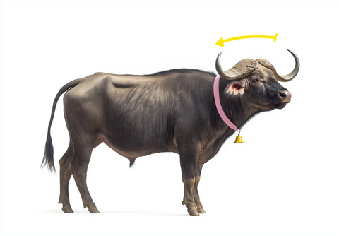 水牛带角粉领铃铛