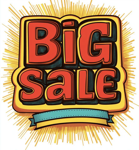 大促销红色大字