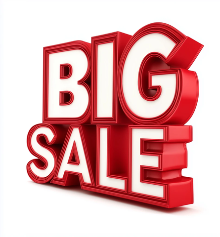 大促销3D文字