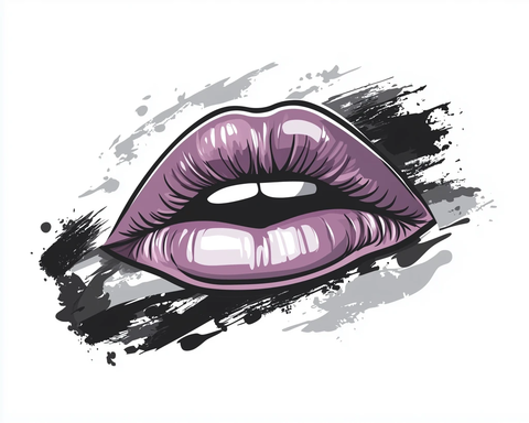 唇印标志设计