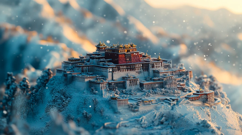 雪中布达拉宫