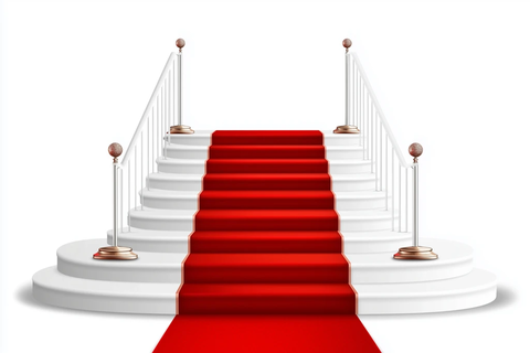 颁奖典礼红毯与讲台