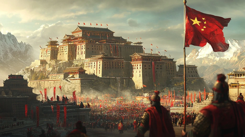 宏伟壮观的古代场景