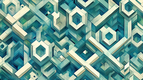 几何图形重复图案