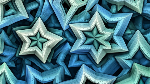 几何图案重复交错