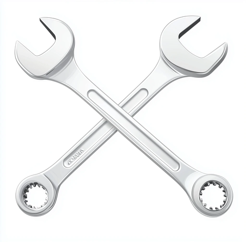 交叉银扳手