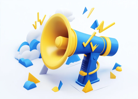 闪电喇叭3D图标