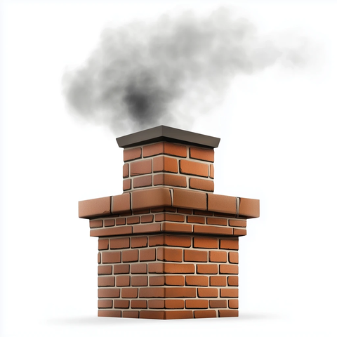 砖砌烟囱冒烟