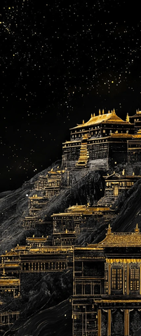 星空下的布达拉宫
