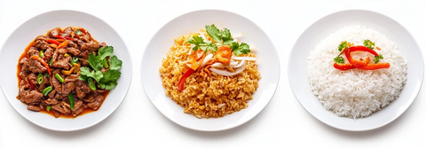 牛肉饭与泰式菜肴