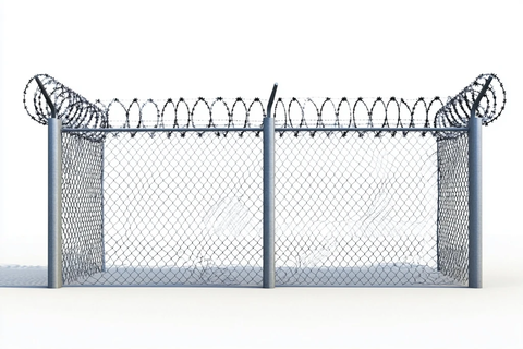 带刺铁丝网围栏