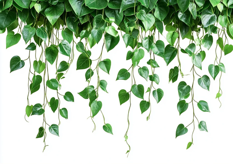 悬挂绿植与藤蔓