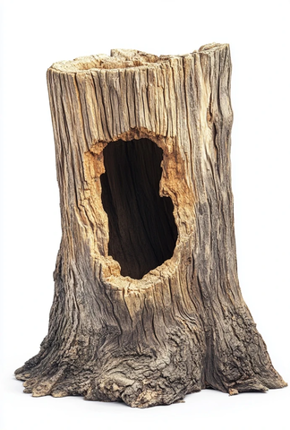 老树桩空心树干