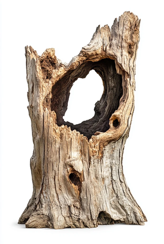 断裂树干的开口