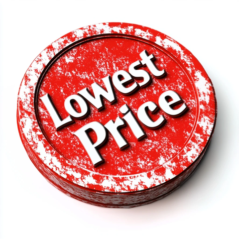 最低价红色印章