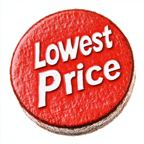 最低价红色印章