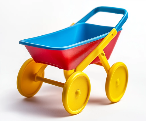简单轮式手推车玩具