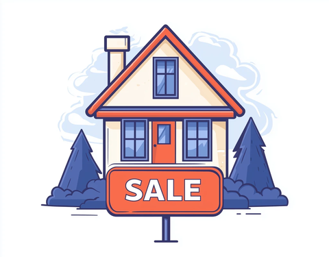 房屋出售标志
