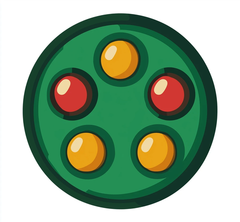 圆形交通灯图标