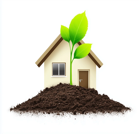 小房子生长图标