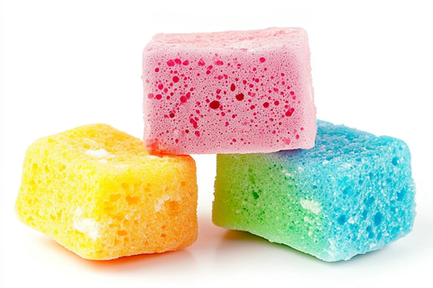 彩色清洁海绵