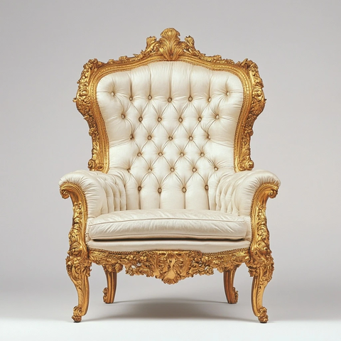 白色钻石纹宝座