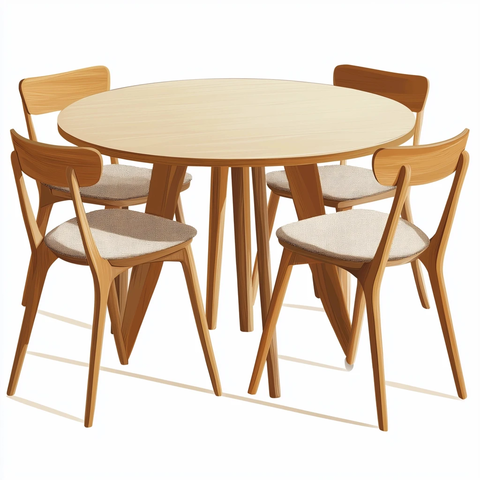 圆桌四椅