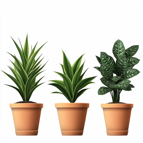 三盆室内植物盆栽