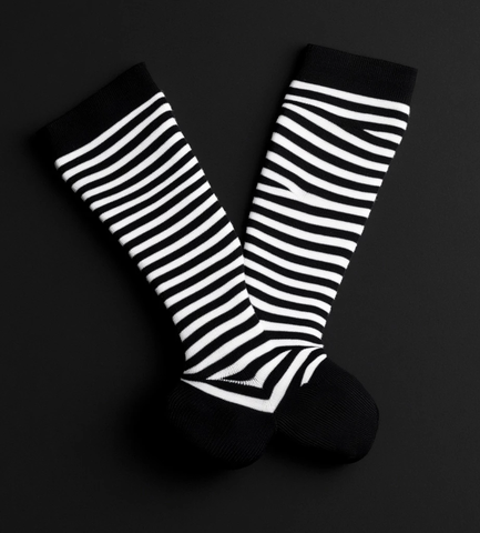 黑白条纹袜子