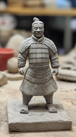 陶土兵马俑