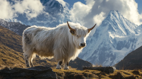 牦牛与雪山