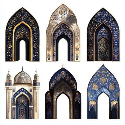 伊斯兰建筑拱门图案