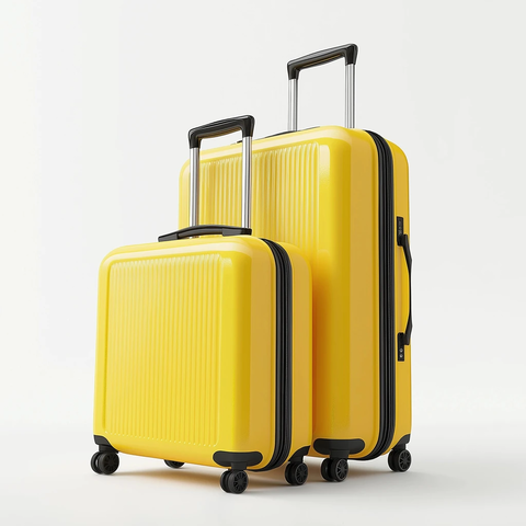 黄色行李箱套装