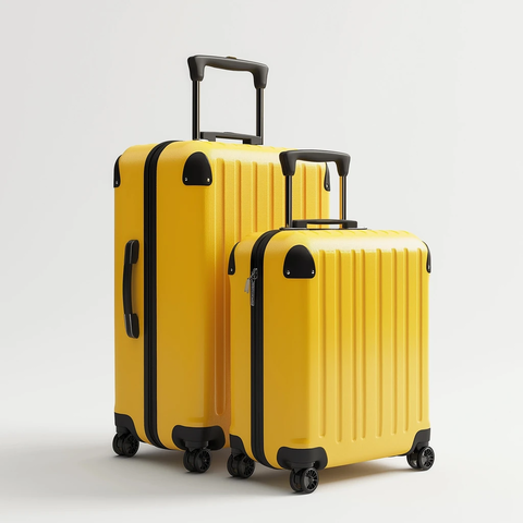 黄色行李箱套装