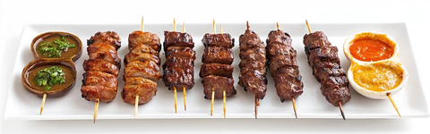 印尼传统沙爹四视图