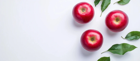 三红苹果俯视图