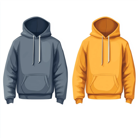 连帽衫矢量图设计