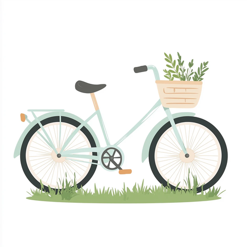 自行车植物篮