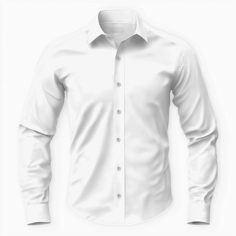 白色衬衫透明背景