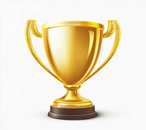 金色奖杯图标