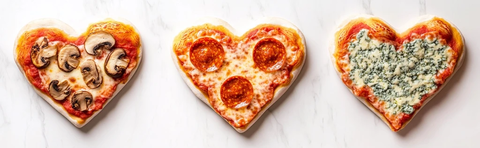 心形披萨三款