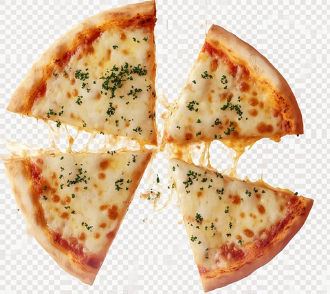 融化莫扎里拉奶酪披萨