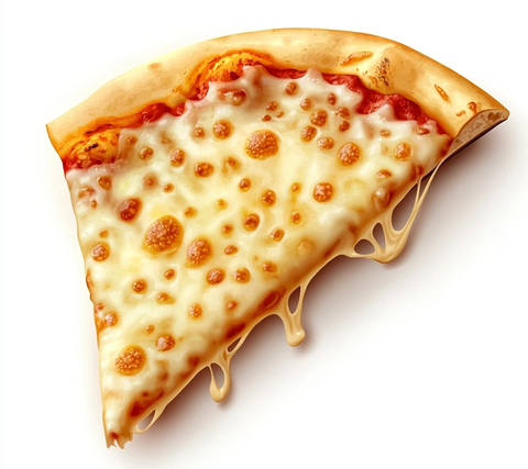 奶酪披萨切片