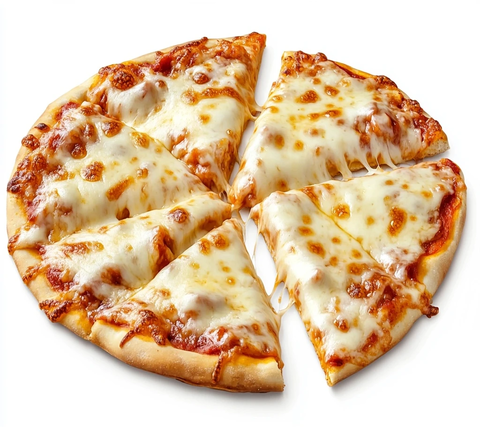 切片披萨奶酪融化