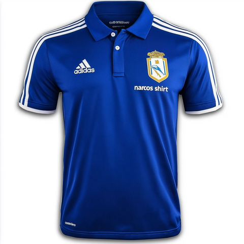 无领皇家蓝纳科斯衬衫