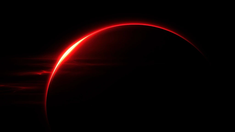 暗红黑色圆形渐变