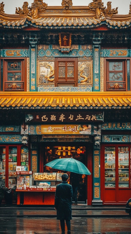 中式店铺