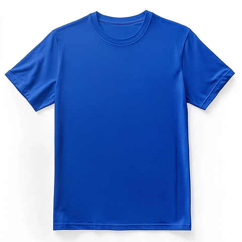 纯色皇家蓝T恤