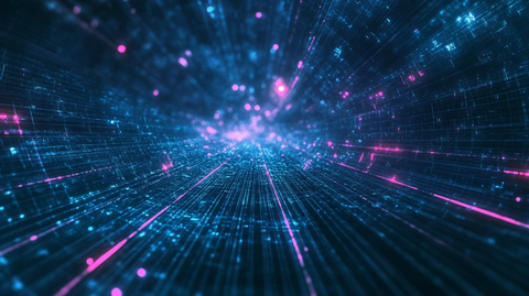 无限延伸的网格线