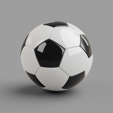 黑白足球图标